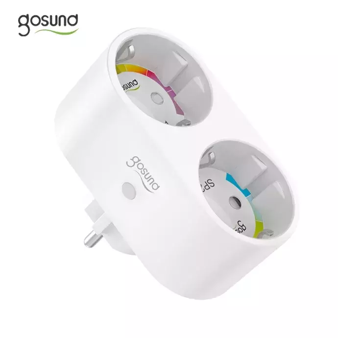 Gosund SP211 smart WiFi-s okos dupla konnektor aljzat 16A